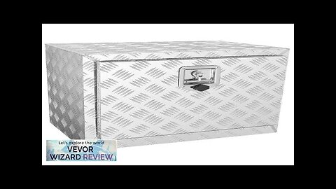 VEVOR Underbody Truck Box 24"×17"×18" Pickup Storage Box Heavy Duty Aluminum Diamond Review