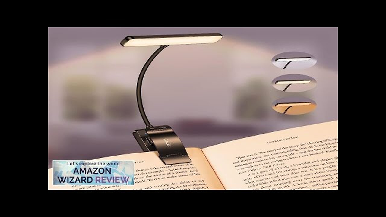 Gritin 19 LED Rechargeable Book Light for Reading in Bed with Memory Review