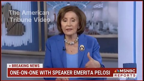 WATCH: Nancy Pelosi Throws Biden Under the Bus, Shuts Down Assertion from Joe