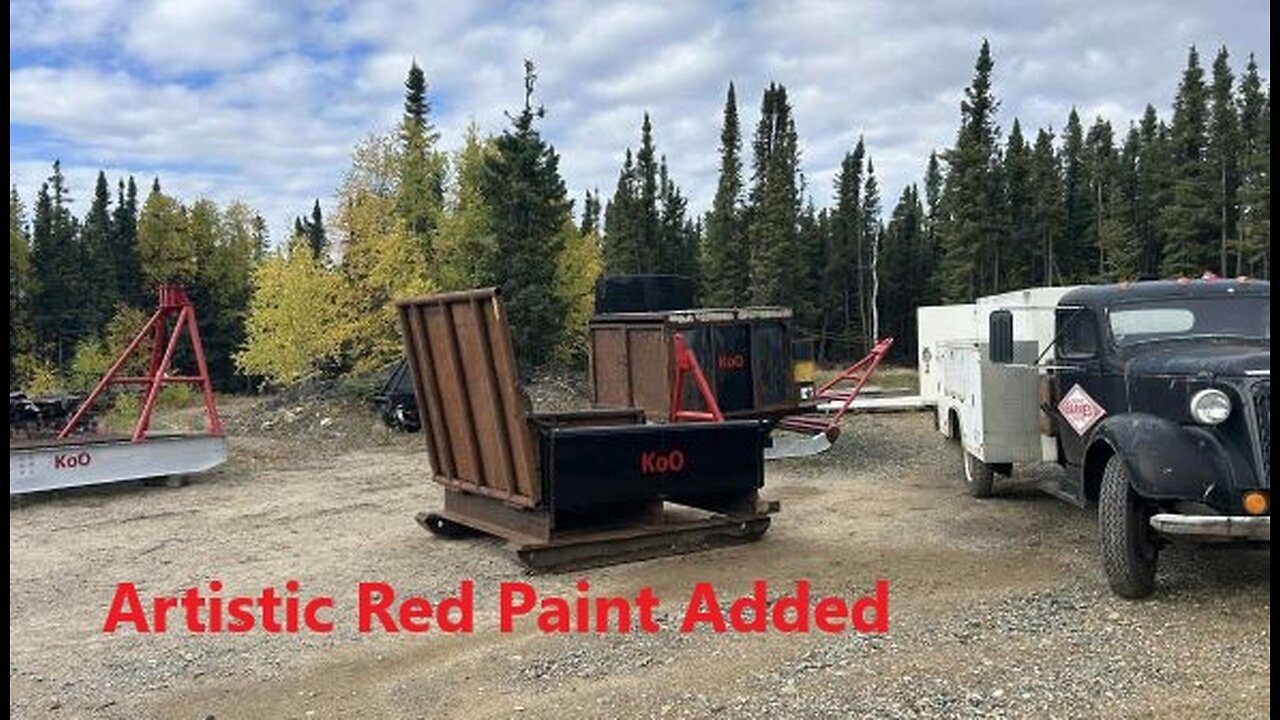 Artistic Painting on the Sloops and AC/DC Sleigh to Make Them Look Good Sept 27 2025