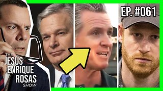 Ep. 61: Newsom's PSYCHO Body Language, Chris Wray interview, Harry's Donut LIE and MOAR