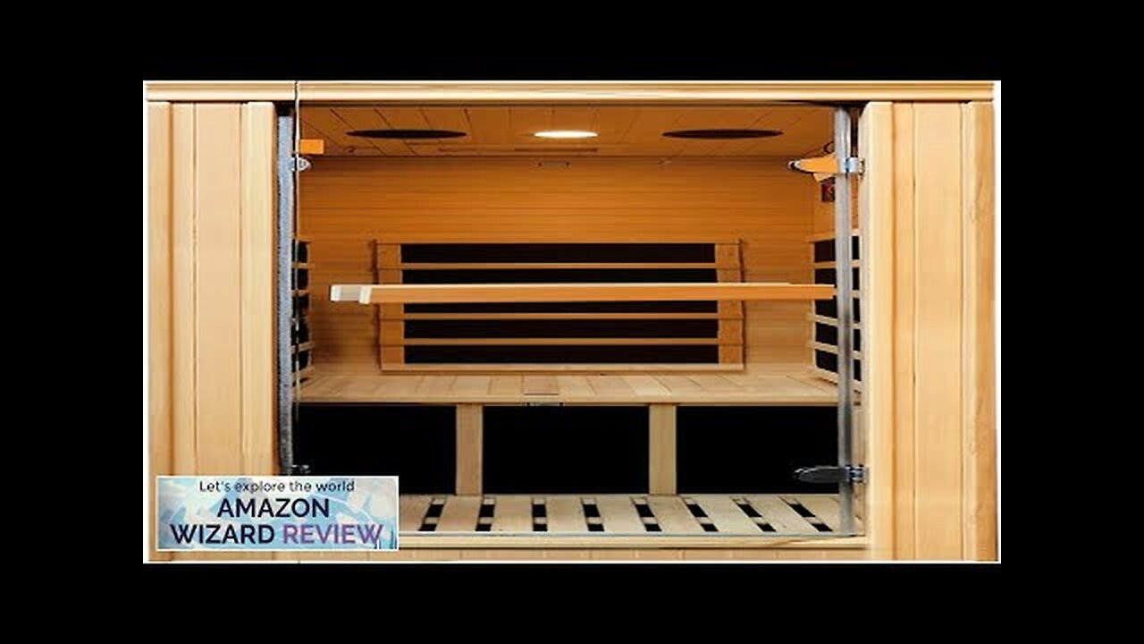 OUTEXER Infrared Sauna Room Indoor Saunas Home Canadian Hemlock 980W Low-EMF Dry Review