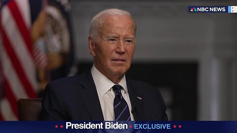 Joe Biden's awkward interview with Lester Holt just before he dropped out of the Presidential Race