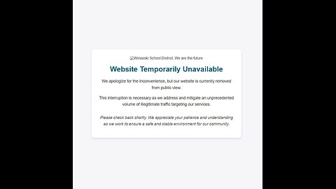 Winooski Schools in Vermont has REMOVED their website following major backlash