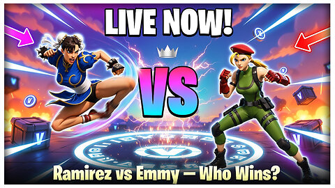 🔴LIVE Fortnite Showdown Chun Li VS Cammy