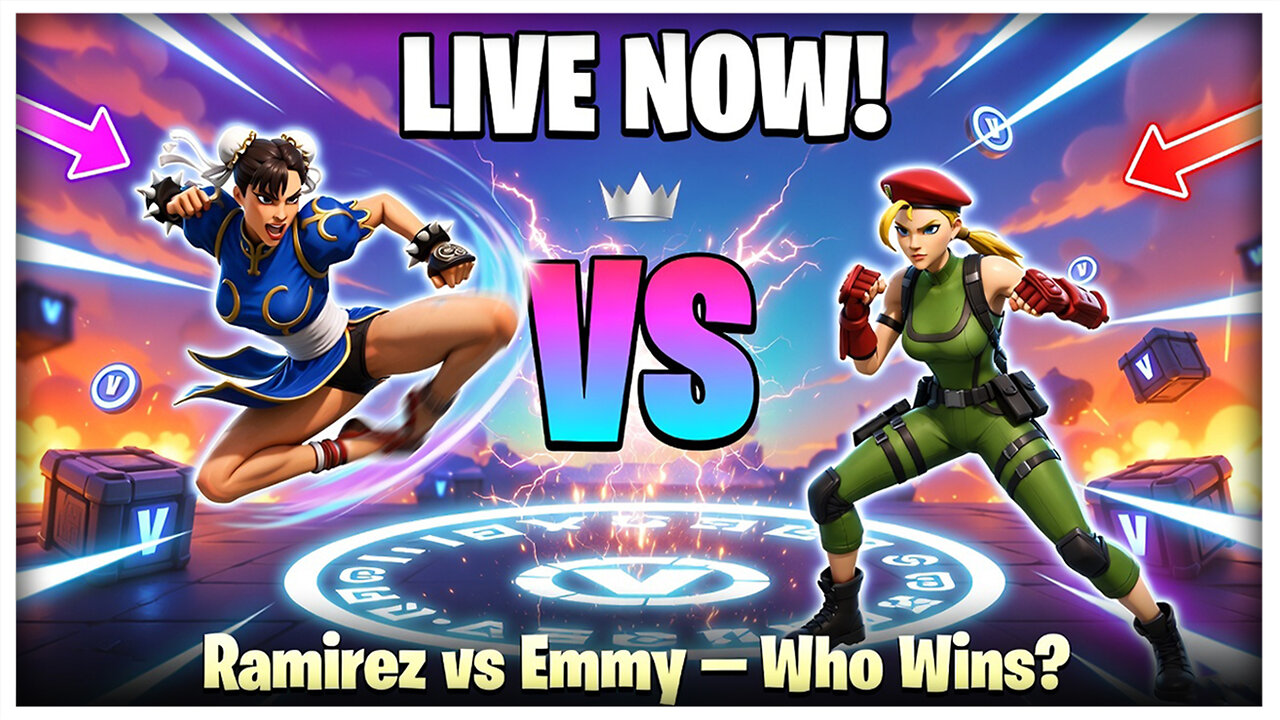 🔴LIVE Fortnite Showdown Chun Li VS Cammy