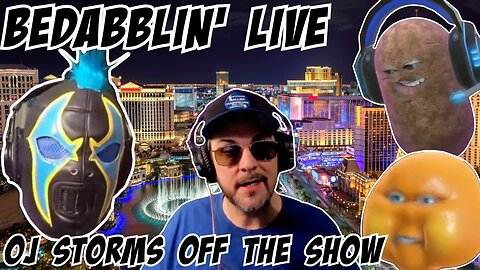 Beddablin' Live: Mersh/Hackamania and OJ Storms Off the Show in Anger 1/17/26