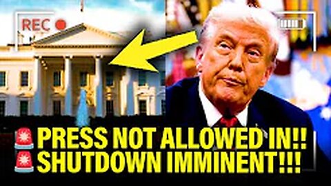 Trump PANICS and CANCELS PRESS from SHUTDOWN Meeting…