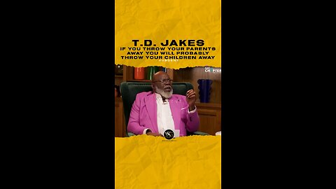 @bishopjakes If you throw your parents away you will probably throw your children away.