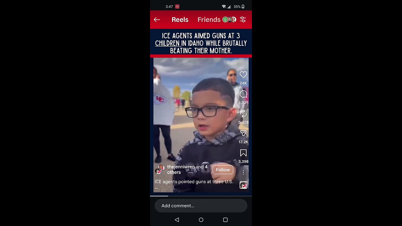 Pointing Guns At Children's Heads