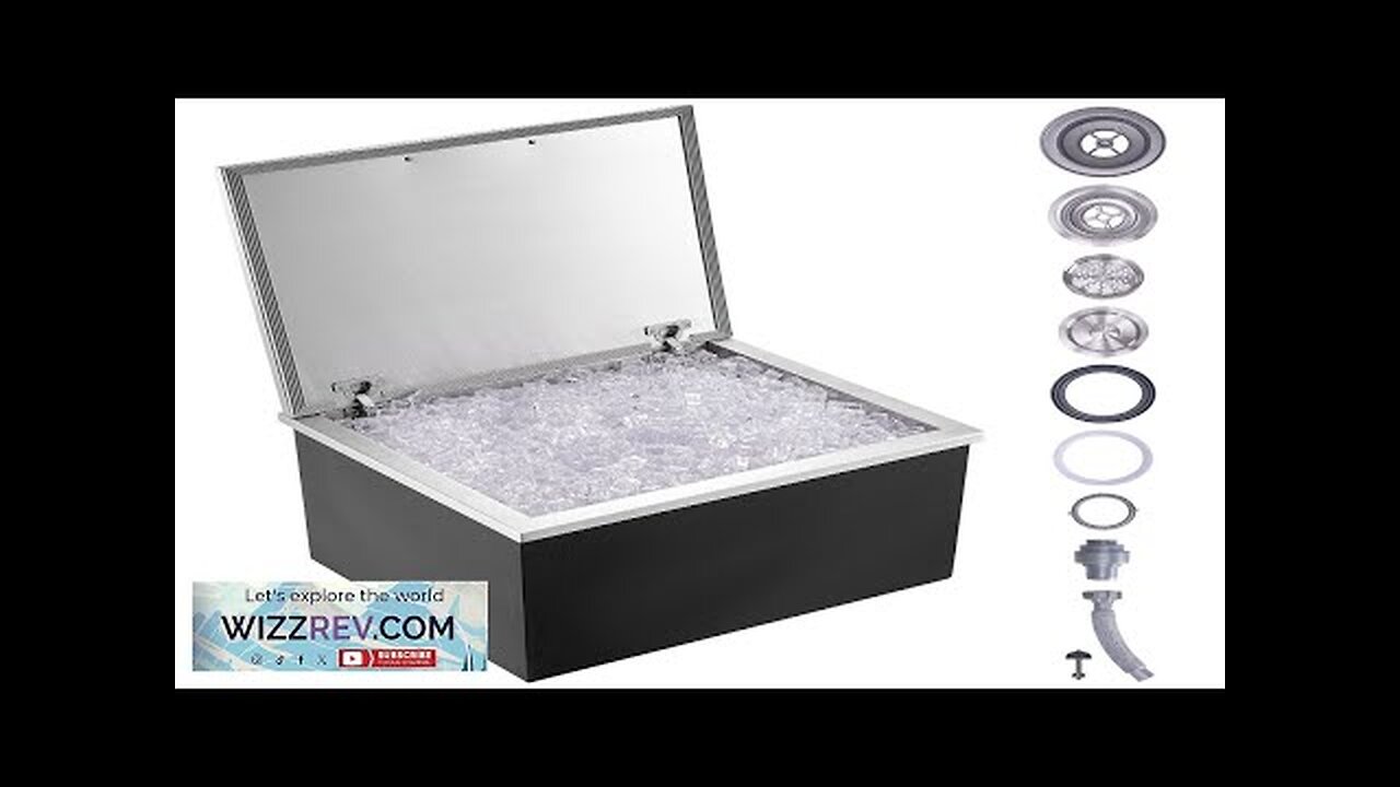 VEVOR Drop in Ice Chest 28"L x 16"W x 17"H Stainless Steel Review