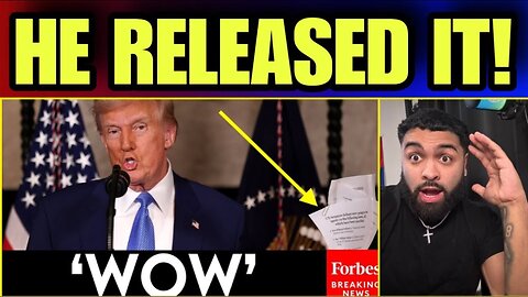 BOOM!! Trump Just Released The List - You Won'T Believe Who'S On It!!!