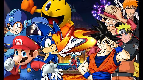 [REQUESTED] #066: Mario, Sonic, Mega Man & Pac-Man Vs Goku, Naruto, Luffy & Ichigo [Feat. FireBrand]