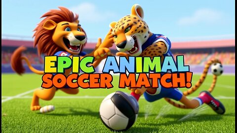 Animal Soccer Showdown: Epic Goals and Hilarious Moves!