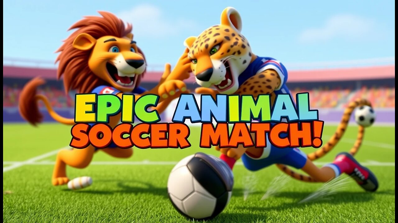 Animal Soccer Showdown: Epic Goals and Hilarious Moves!