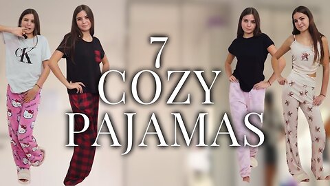 7 Cozy Pajamas Try On Haul 👗✨ | Comfy & Cute Sleepwear Ideas