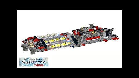 Mechanical Group V16 Cylinder Engine matched 6 Speed Gearbox MOC Building Bricks Review