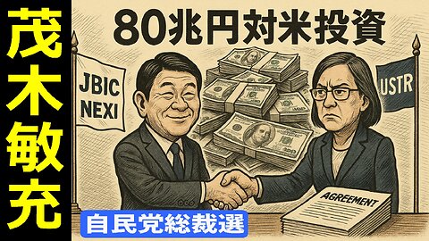 🤣総額80兆円！対米投資ファシリティの設立と茂木敏充への期待 #茂木敏充 #対米投資 #投資ファシリティ