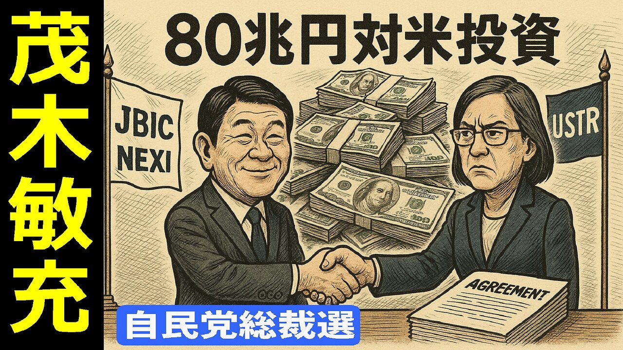 🤣総額80兆円!対米投資ファシリティの設立と茂木敏充への期待 #茂木敏充 #対米投資 #投資ファシリティ