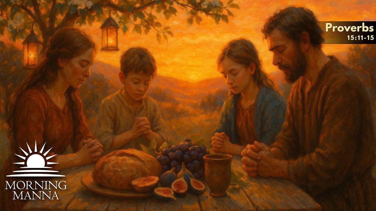 Morning Manna - Oct 27, 2025 - Proverbs 15:11-15 - The Eyes of the Lord and the Healing of the Heart
