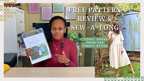 Let’s Sew This Free Pattern Together! | The Fabric Store's Cora Dress Pattern