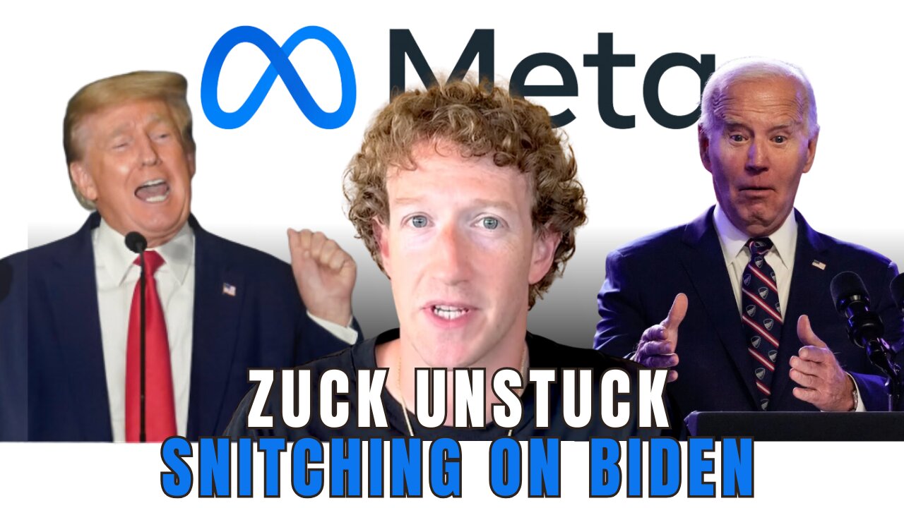 Mark Zuckerberg says Biden administration censored free speech!