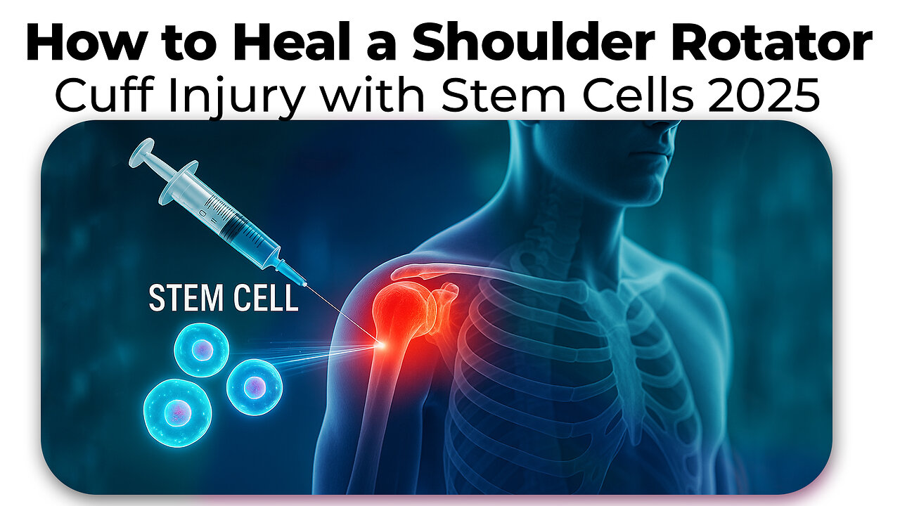 How to Heal a Shoulder Rotator Cuff Injury with Stem Cells 2025