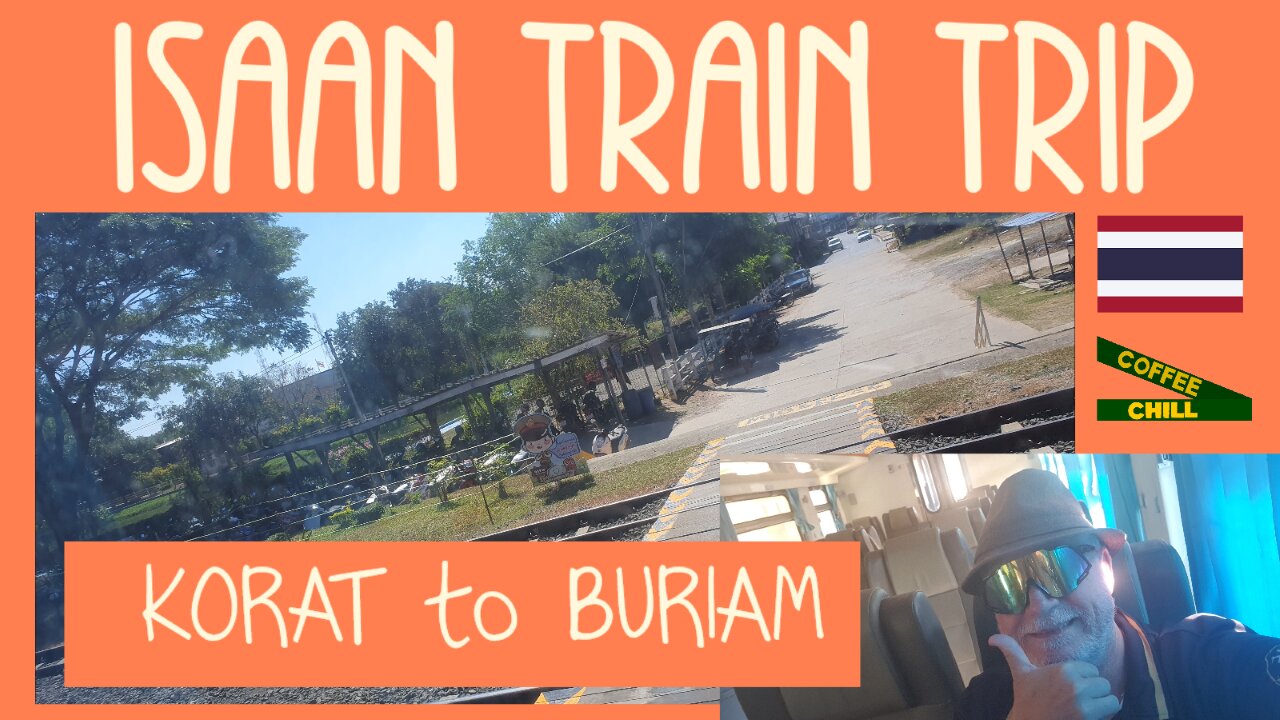 ISAAN TRAIN TRIP - KORAT to BURIAM - Southern Isan Railway Journey Thailand Travel #srt #thaitrain