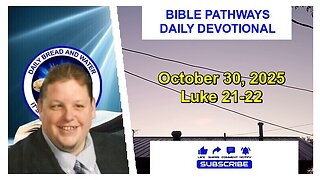 Bible Pathways Daily Devotional Oct 30, 2025