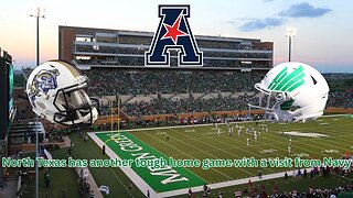 North Texas is hosting a dangerous and undefeated Navy