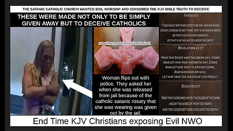 THE SATANIC CATHOLIC CHURCH WANTED IDOL WORSHIP AND CENSORED THE KJV BIBLE TRUTH TO DECEIVE