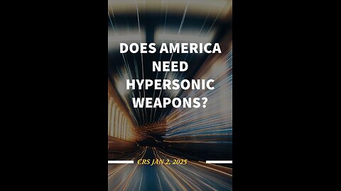 CRS Hypersonic Weapons: Backgound and Issues For Congress #taxdollars #airspace @congress