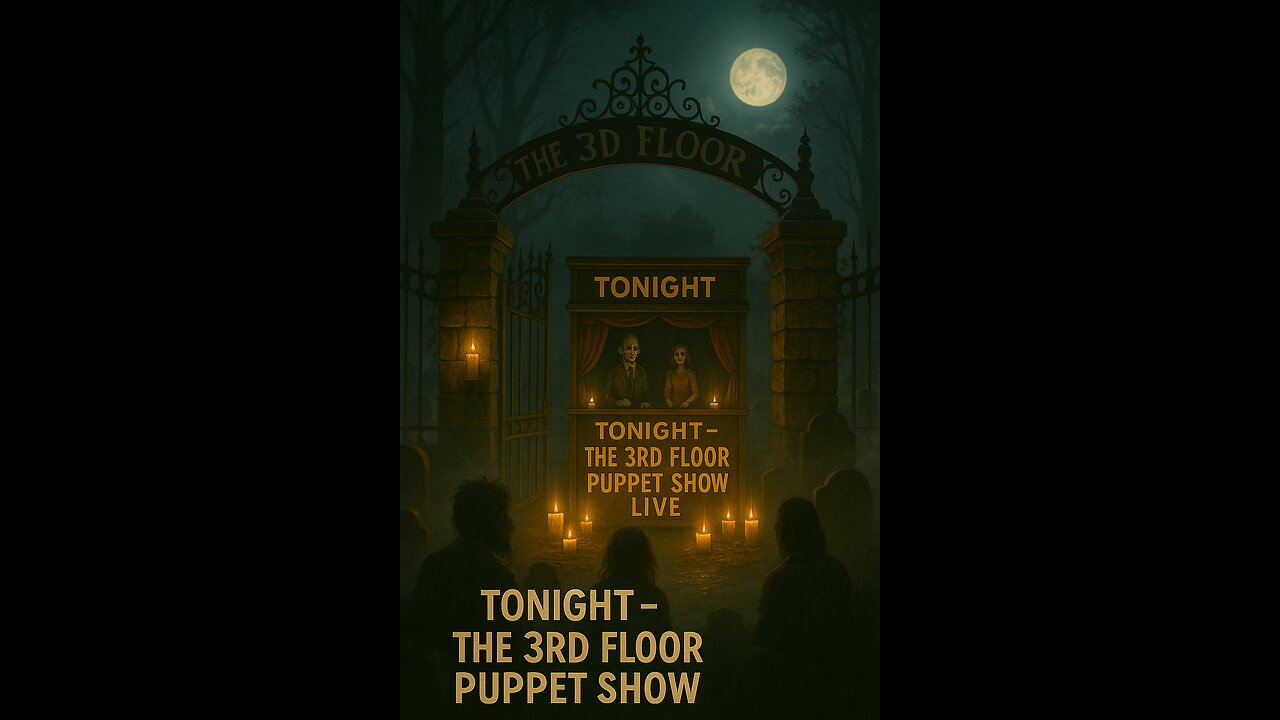 THE 3RD FLOOR PUPPET SHOW #6 ( IT GETS DARK, RIGHT AFTER DARK )