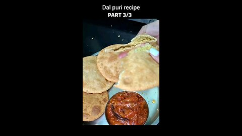 Bihar special dal puri recipe | part3 | #dalpuri #dalpurirecipe #shorts