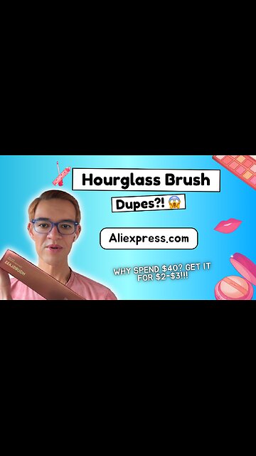 Hourglass Cosmetics Brush Dupe?! 😱 Luxury makeup brushes for CHEAP! 💯✨ Aliexpress for the WIN! 👏 Why pay $40-$50 😉 Link in description! 🔥
