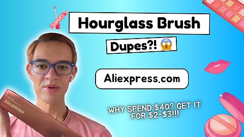 Hourglass Cosmetics Brush Dupe?! 😱 Luxury makeup brushes for CHEAP! 💯✨ Aliexpress for the WIN! 👏 Why pay $40-$50 😉 Link in description! 🔥