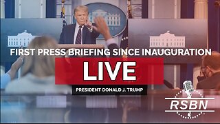 President Trump Holds First Press Briefing Since Inauguration - 1/21/25 - WATCH PARTY!