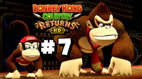 Donkey Kong Country Returns HD - World 7 - Factory!