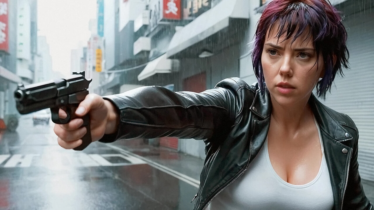 Mira Killian & MCU Punisher vs Yautja Predator | Marvel & Ghost in the Shell classic Motoko Kusanagi