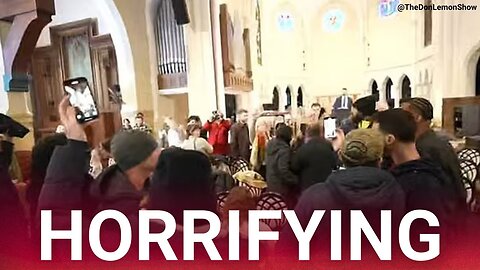 LEMONHEAD 🍋 JOINS ANTI-ICE MOB DISGRACEFULLY STORMING A MINNEAPOLIS CHURCH DURING SUNDAY SERVICE