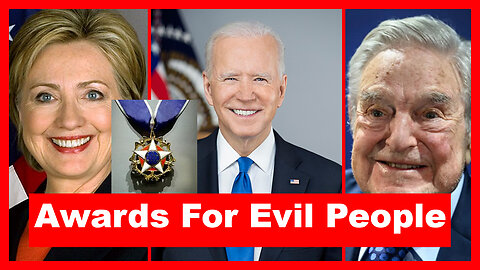 Joe Biden to award Hillary Clinton and George Soros with the Presidential Medal of Freedom - YIKES