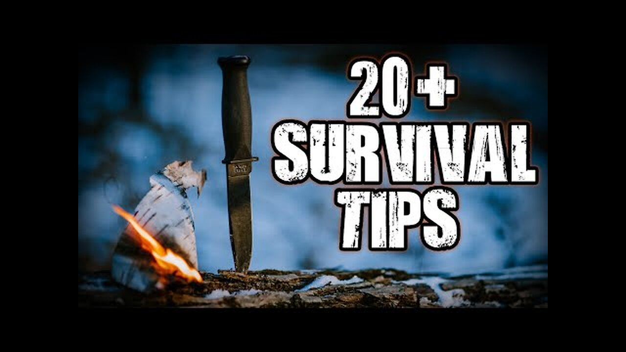 20+ Wilderness Survival Tips and Bushcraft Self-Reliance Skills