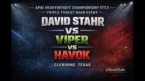 Triple Threat Chaos: Stahr vs Viper vs Havok in Texas! 💥