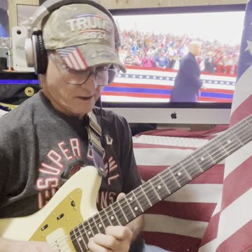 Tommyrad, Tommy Radcliffe. play "Macho Man" guitar solo..improv..