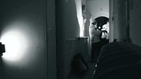 Static Camera Captures Real Paranormal Activity in Abandoned Care Home