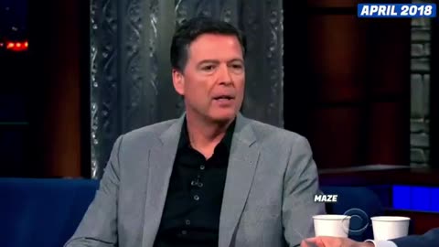 ICYMI: 2018. Comey and Colbert smear Trump by discussing the "unverified" details
