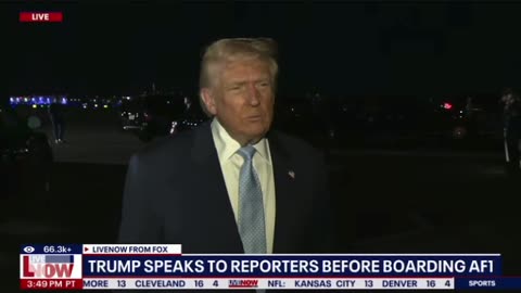 Trump says he may be "having some discussions with Maduro and we'll see how that