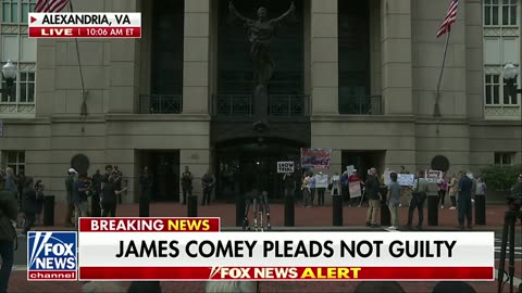 James Comey has officially pleaded NOT GUILTY to two felony federal charges of making false