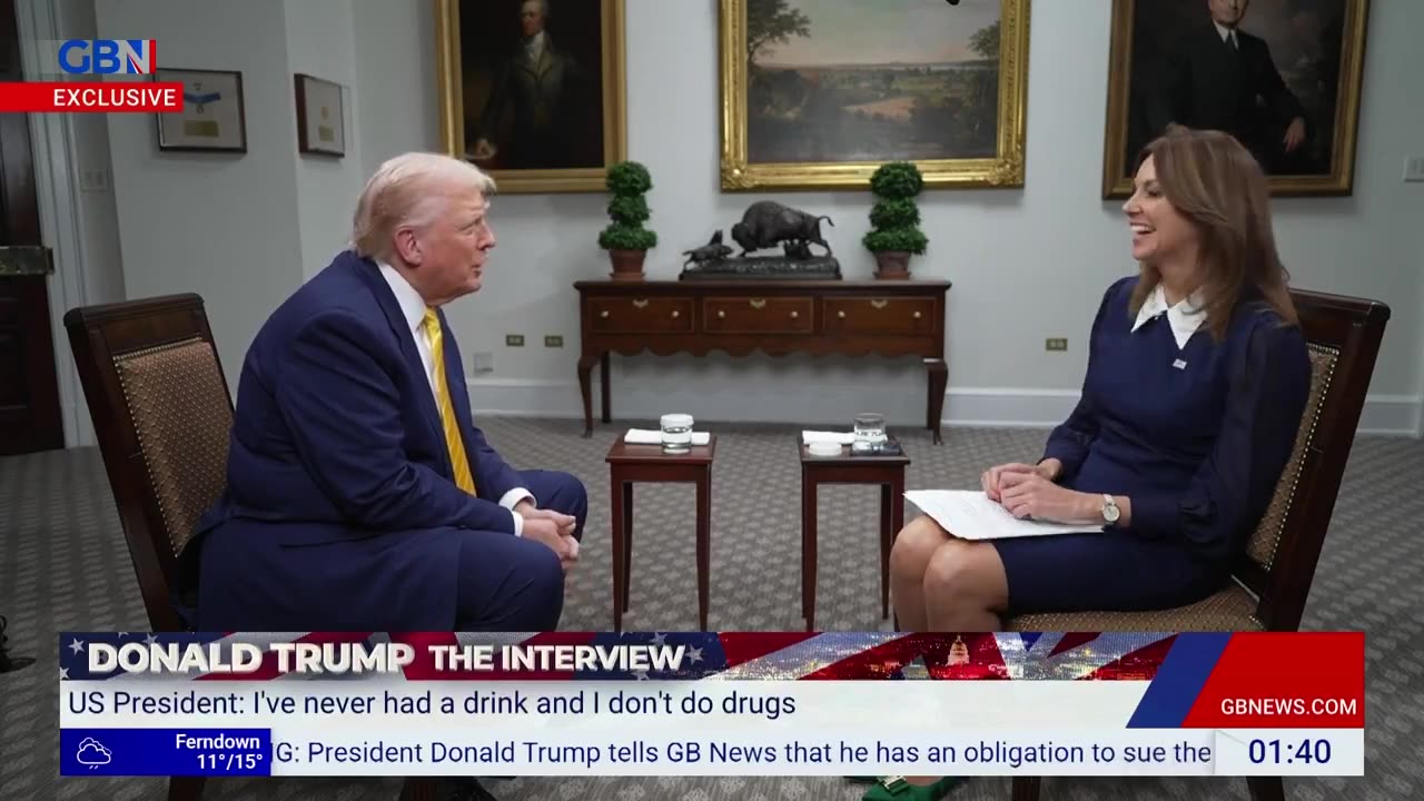 Beverley Turner Interviews President Trump on GBNEWS [Full Interview]