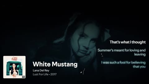 White Mustang - Slowed Reverb lyrics